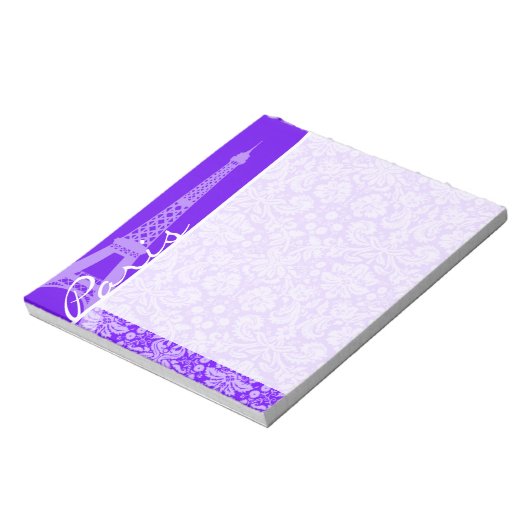 Bloc-note Indigo, Damas pourpres ; Paris, Tour Eiffel (Tourné)