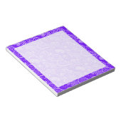 Bloc-note Indigo, Purple Paisley; Floral (Incliné)