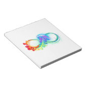 Bloc-note Infinity avec Rainbow Jellyfish (Incliné)