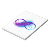 Bloc-note Infinity with purple feather (Tourné)