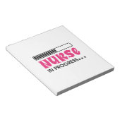 Bloc-note Infirmière-cadeau en cours (Incliné)