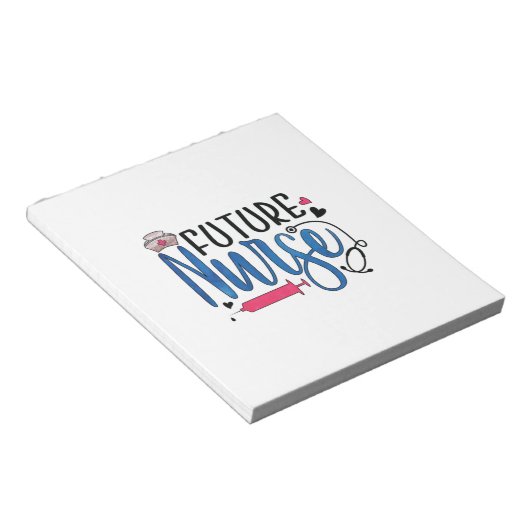 Bloc-note Infirmière Cadeau | Future Infirmière (Incliné)