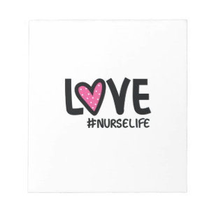 Bloc-note Infirmière Cadeau Love Nurselife