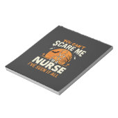 Bloc-note Infirmière d'Halloween Fais-moi peur (Tourné)