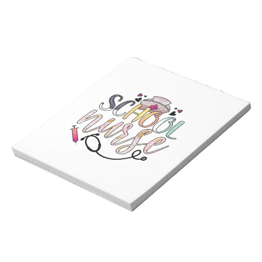 Bloc-note Infirmière école-cadeau (Tourné)