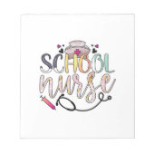 Bloc-note Infirmière école-cadeau (Devant)