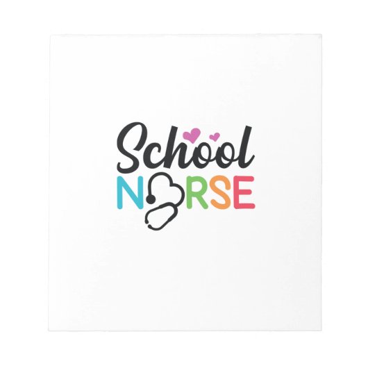 Bloc-note Infirmière école-cadeau (Devant)