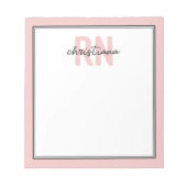 Bloc-note Infirmière inscrite à la RN (Devant)