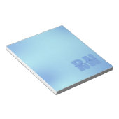 Bloc-note Infirmière inscrite en bleu (Incliné)