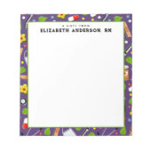 Bloc-note Infirmière personnalisée (Devant)