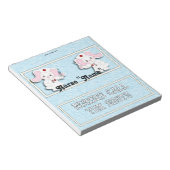 Bloc-note Infirmières spéciales Candy Bar Wrapper Party Favo (Incliné)