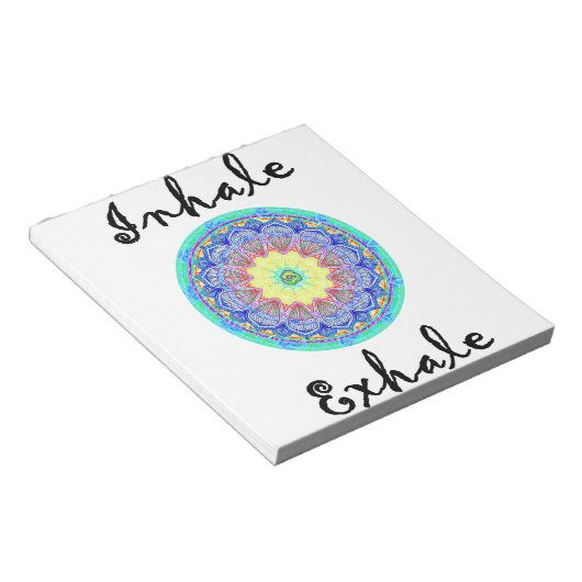 Bloc-note inhale exhale (Incliné)