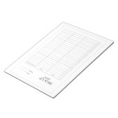 Bloc-note Inscrivez-vous au modèle du formulaire (Incliné)