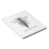 Bloc-note Insecte de bogue de l'illustration de l'abeille re (Incliné)