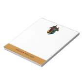 Bloc-note Insigne de fierté de la Maison du blason du châtea (Tourné)