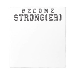 Bloc-note Inspiration Poids Lifting - Devenez Plus Forte - G