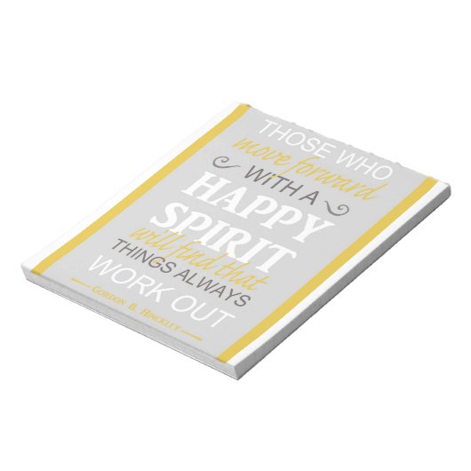 Bloc-note inspirationnel gordon b hinckley (Tourné)