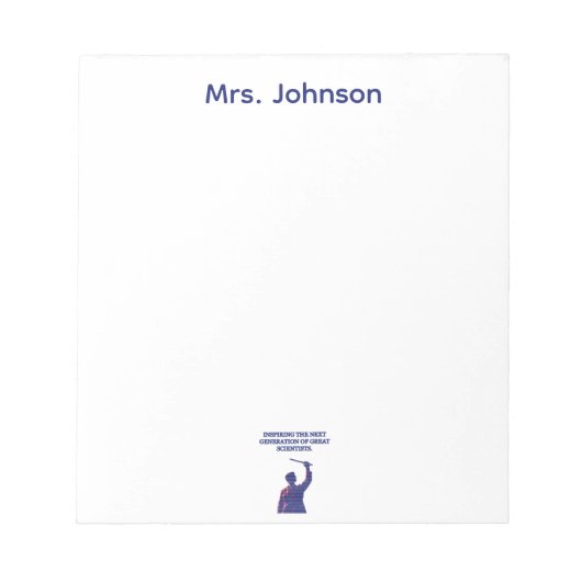 Bloc-note Inspiring Next Generation Great Scientists Design (Devant)