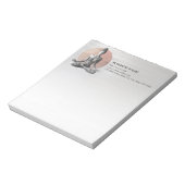 Bloc-note Instructeur de méditation Yoga Reiki Master Lotus  (Tourné)