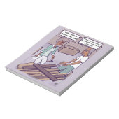 Bloc-note Instructions Cartoon Notepad (Tourné)