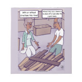 Bloc-note Instructions Cartoon Notepad (Devant)