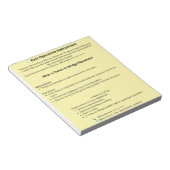 Bloc-note Instructions de poste dentaire (Couronne ou pont) (Incliné)