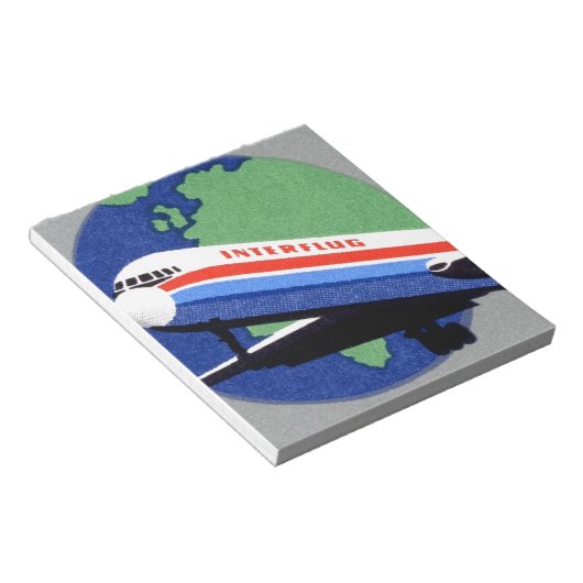 Bloc-note INTERFLUG - Compagnie aérienne nationale de DDR, A (Incliné)