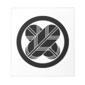Bloc-note Intersecting hawk feathers (Devant)