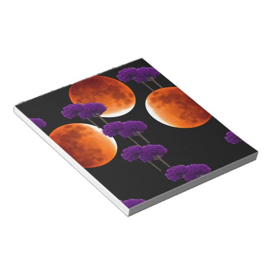 Bloc-note Intrusion violette (Incliné)