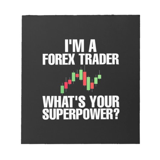 Bloc-note Investisseur Je Suis Un Trader Forex (Devant)