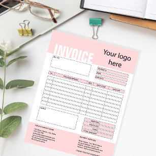 Bloc-note Invoice Form Business Quotation Add Logo Notepad