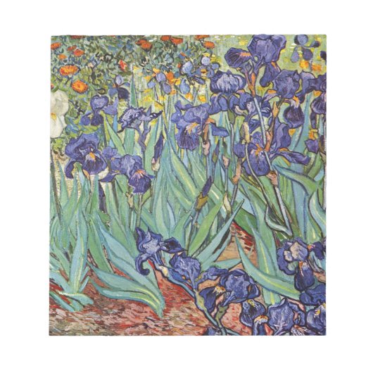 Bloc-note Iris de Van Gogh Peinture Impressionniste (Devant)