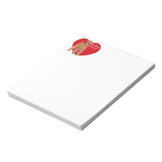 Bloc-note Irish Terrier Valentine (Tourné)