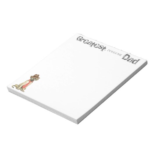 Bloc-note Irish Wolfhound Dad (Tourné)