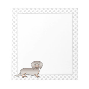 Bloc-note Isabella Et Tan Long Cheveux Chien Dachshund & Pat