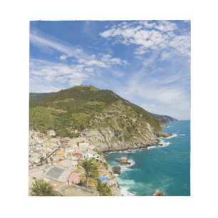 Bloc-note Italie, Cinque Terre, Vernazza, Ville en pente de 