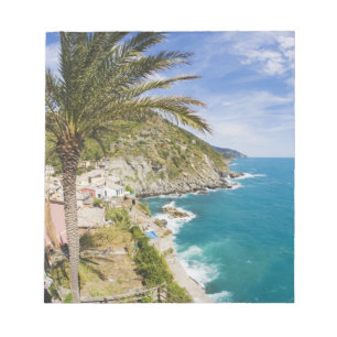 Bloc-note Italie, Cinque Terre, Vernazza, ville sur le flanc