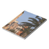 Bloc-note Italie, Sardaigne, Cagliari. Bâtiments et palmiers (Tourné)