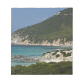 Bloc-note Italie, Sardaigne, Solanas. Beach. (Devant)