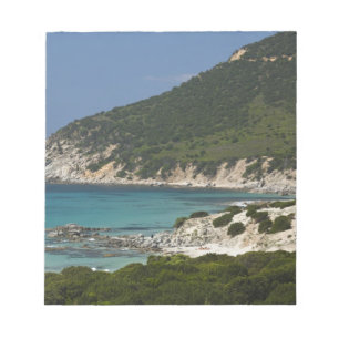 Bloc-note Italie, Sardaigne, Solanas. Plage.