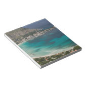 Bloc-note Italie, Sicile, Mondello, Vue sur la plage de (Incliné)