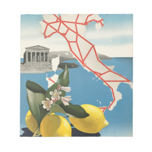 Bloc-note Italie Vintage voyage