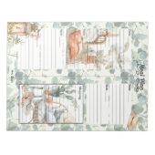 Bloc-note Ivy League 7 Jours Planificateur de repas (Devant)