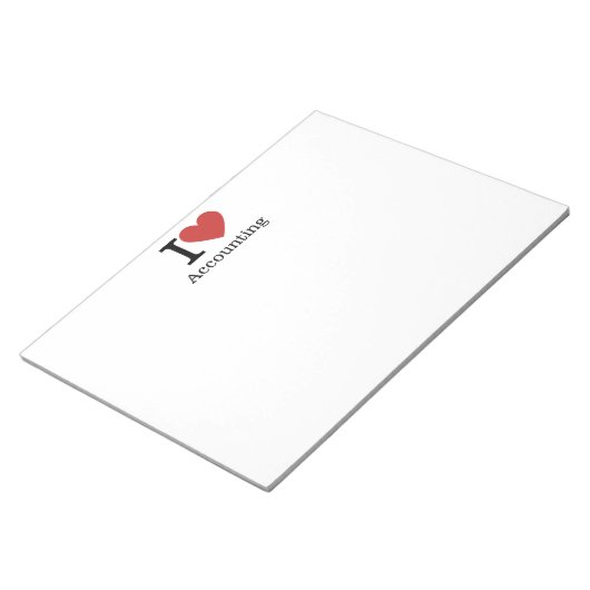 Bloc-note J❤️Aime Comptabilité NOTEPAD - Département Comptab (Incliné)