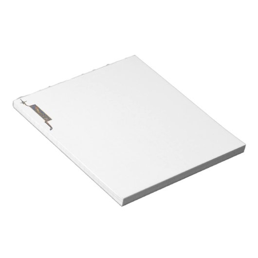 Bloc-note J initial éclairé (Incliné)