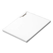 Bloc-note J initial éclairé (Tourné)