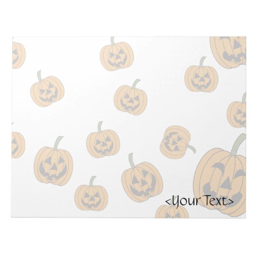 Bloc-note Jack O'Lanterns arrière - plan (Devant)