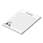 Bloc-note Jack Russell Terrier Dans Le Nom Du Panier (Tourné)