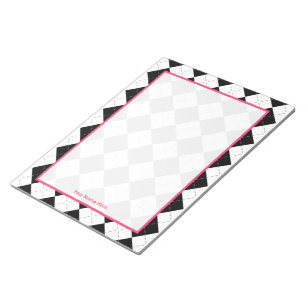 Bloc-note Jacquard et bloc - notes personnalisé par rose