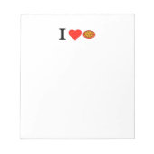 Bloc-note J'adore la pizza (Devant)